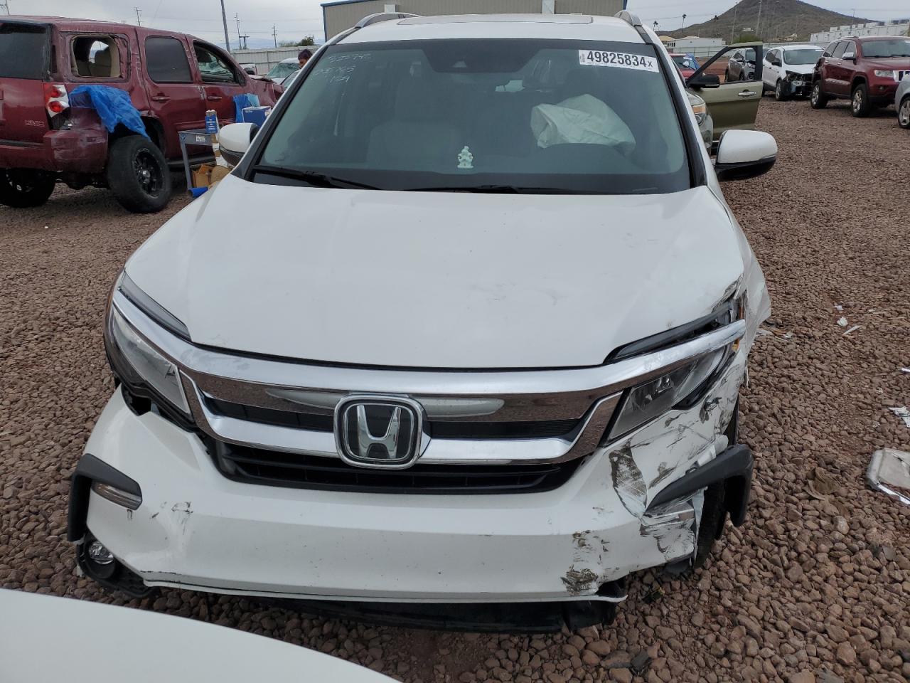 2022 HONDA PILOT TOURING VIN:5FNYF5H66NB035755