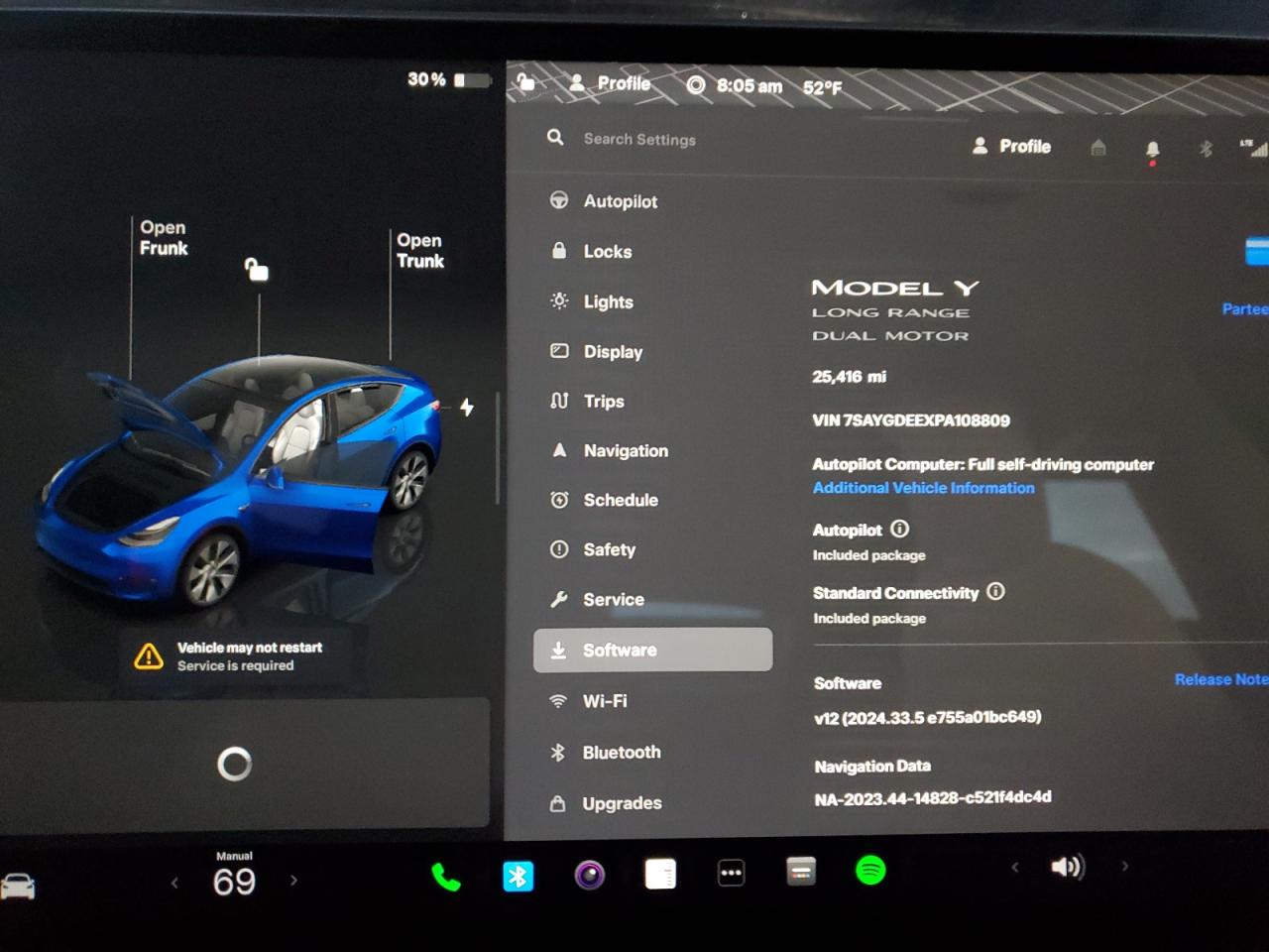 2023 TESLA MODEL Y  VIN:7SAYGDEEXPA108809
