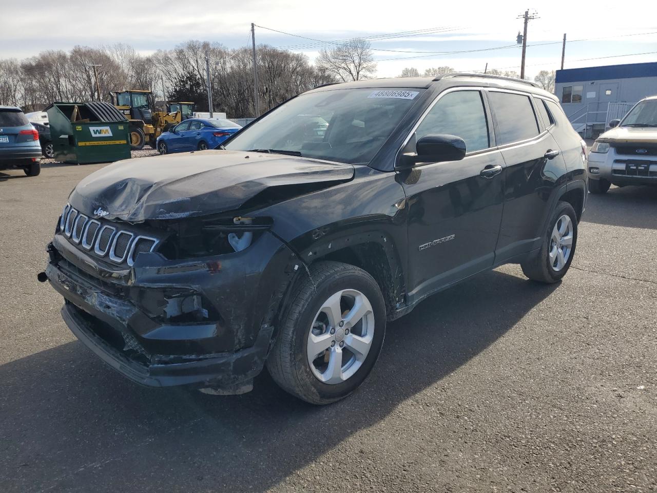 2022 JEEP COMPASS LATITUDE VIN:3C4NJDBB8NT113195