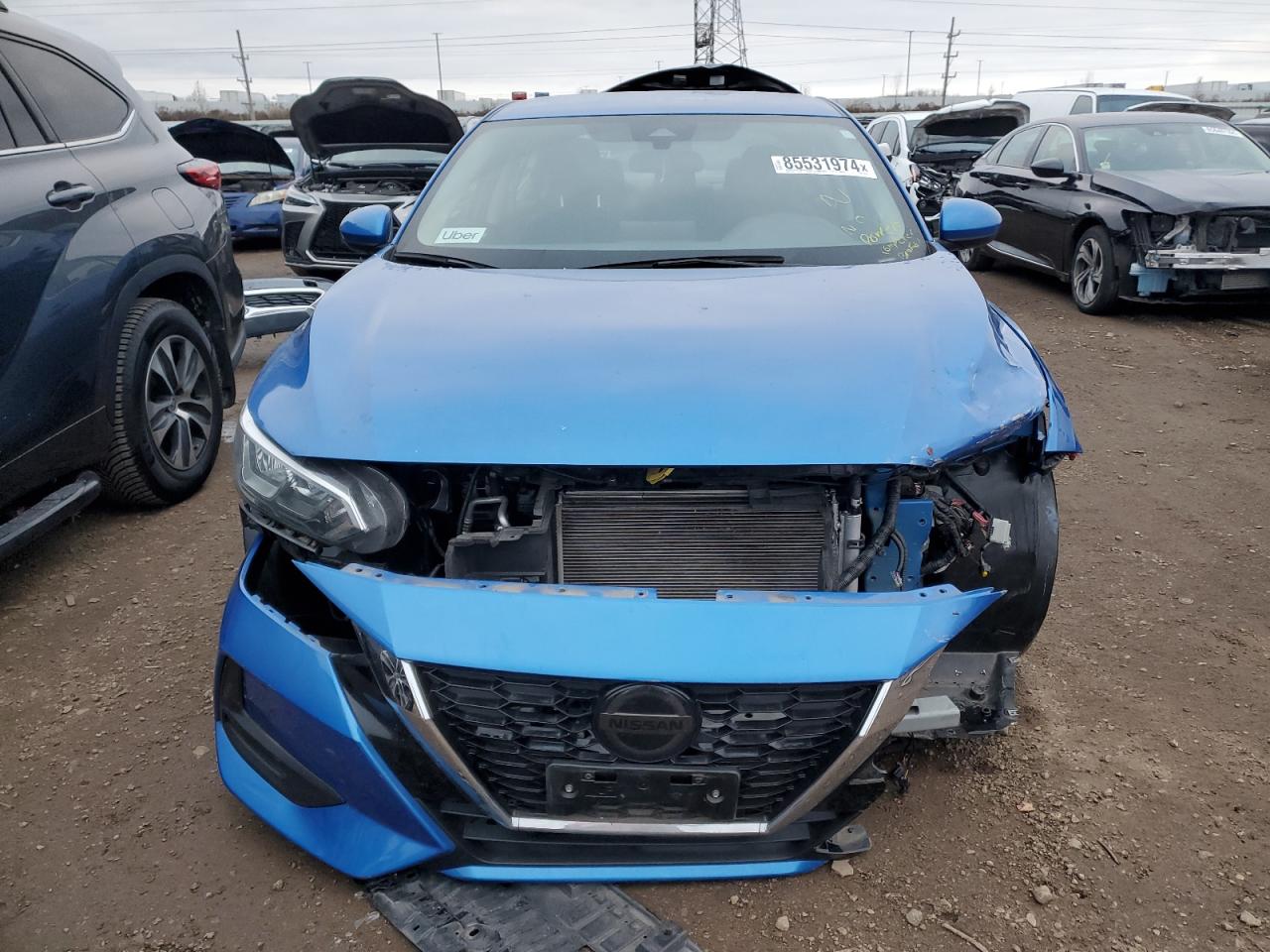 2022 NISSAN SENTRA SV VIN:3N1AB8CV2NY286678