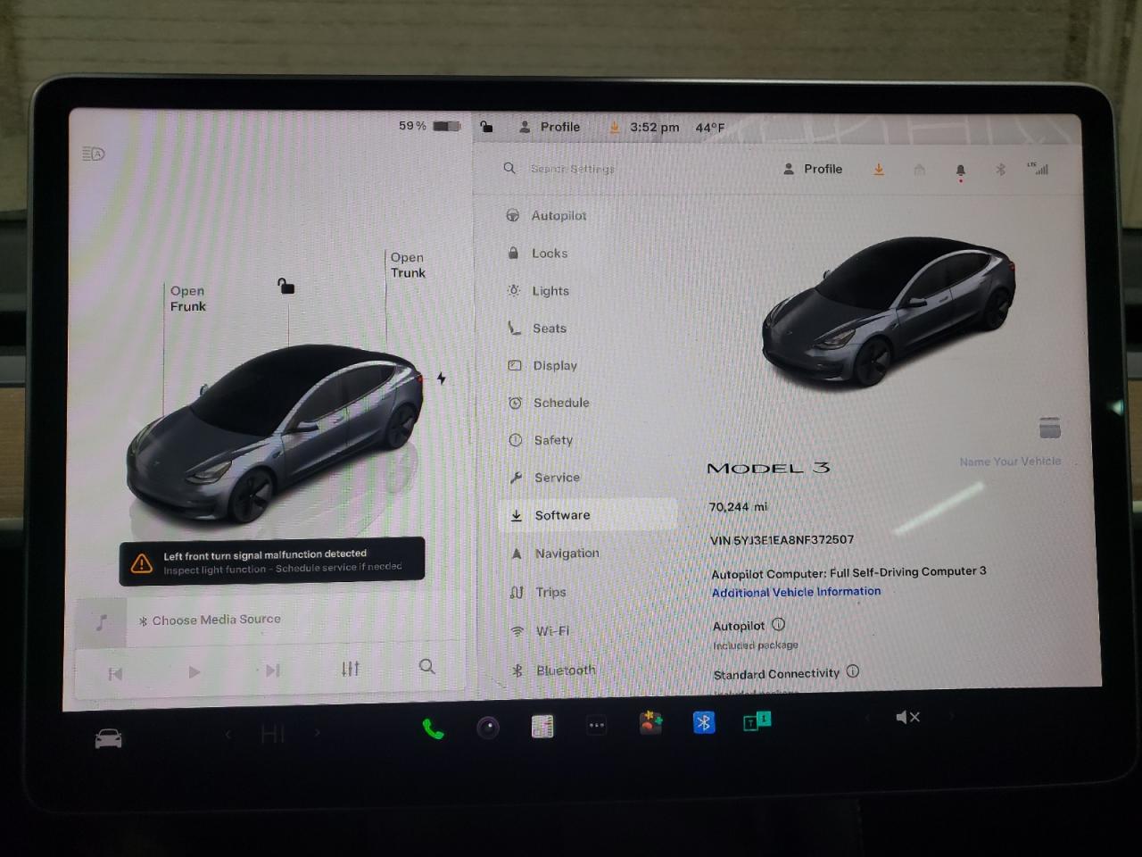2022 TESLA MODEL 3  VIN:5YJ3E1EA8NF372507
