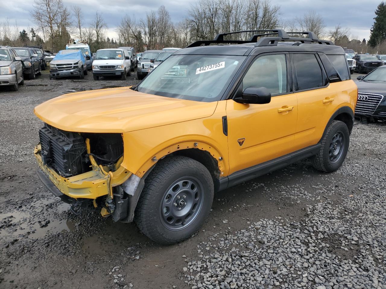 2022 FORD BRONCO SPORT BADLANDS VIN:3FMCR9D93NRD71785