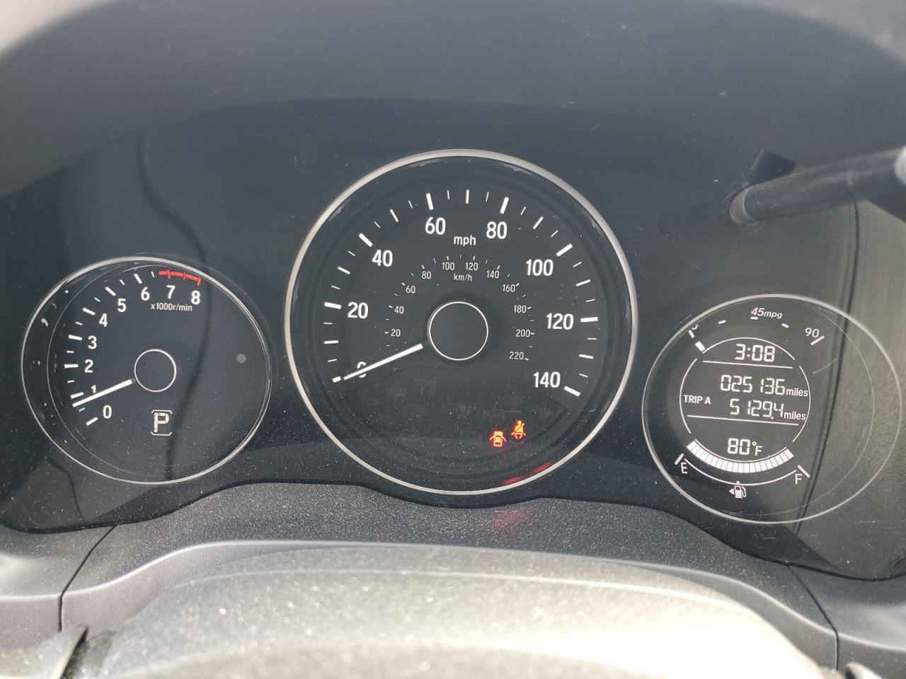 2022 HONDA HR-V SPORT VIN:3CZRU6H15NM719173