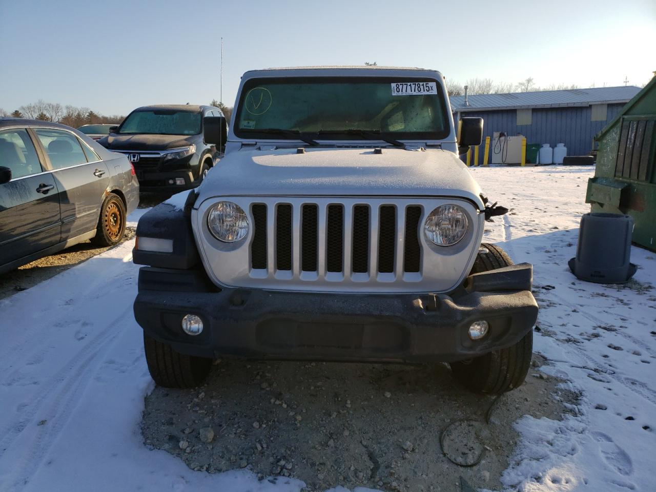2022 JEEP WRANGLER UNLIMITED SPORT VIN:1C4HJXDM8NW224563