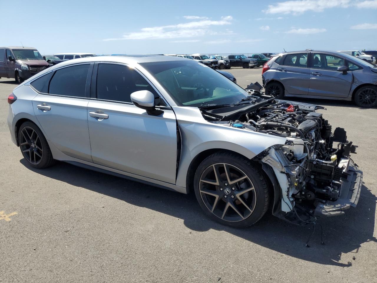 2022 HONDA CIVIC SPORT TOURING VIN:19XFL1H80NE008499