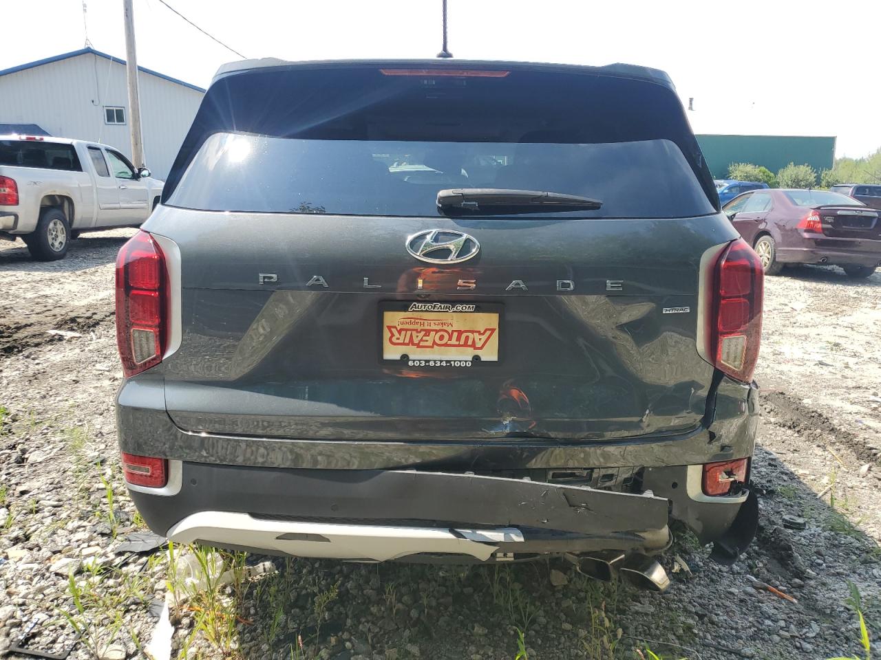 2022 HYUNDAI PALISADE SEL VIN:KM8R3DHE9NU357873