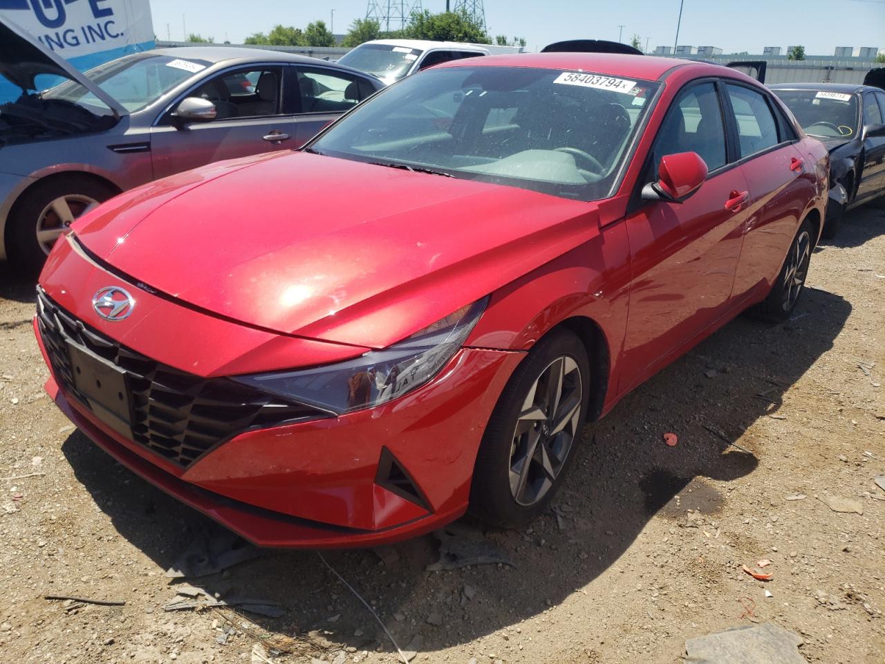 2023 HYUNDAI ELANTRA SEL VIN:5NPLS4AG7PH118229