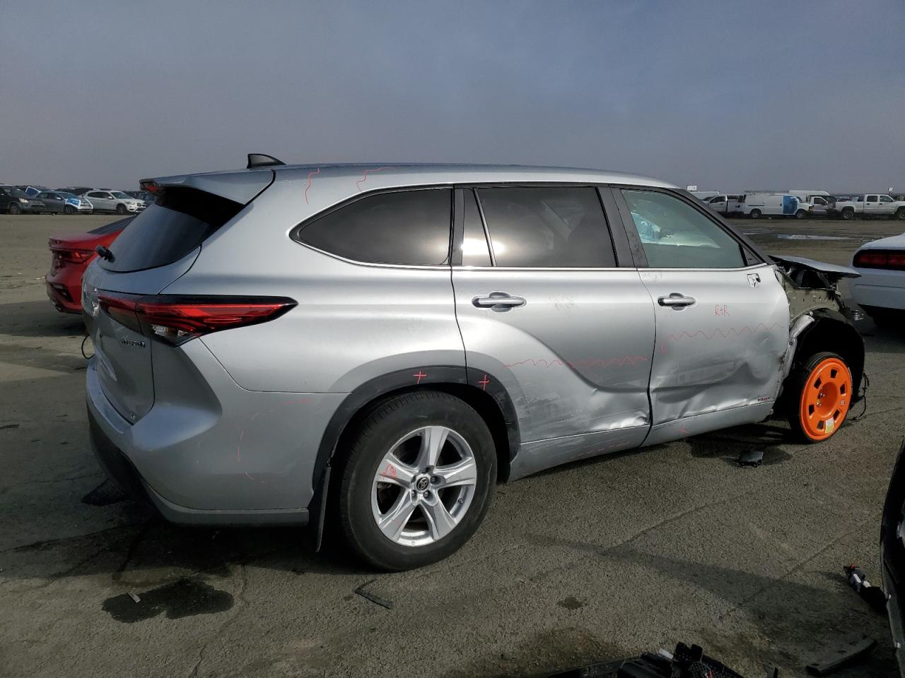 2023 TOYOTA HIGHLANDER HYBRID LE VIN:5TDBBRCH8PS563958