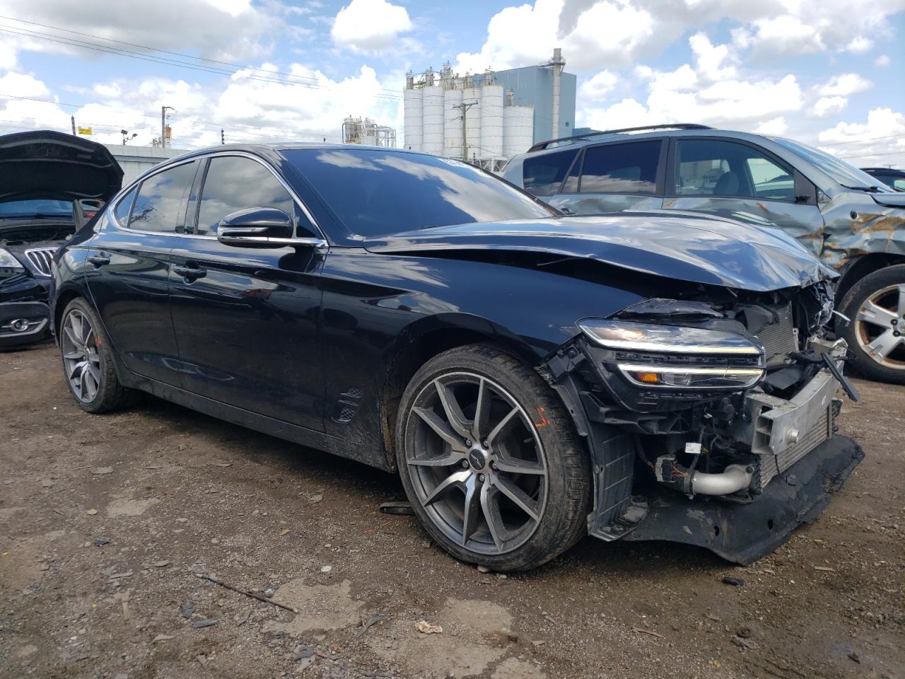 2022 GENESIS G70 BASE VIN:KMTG34TA4NU102386