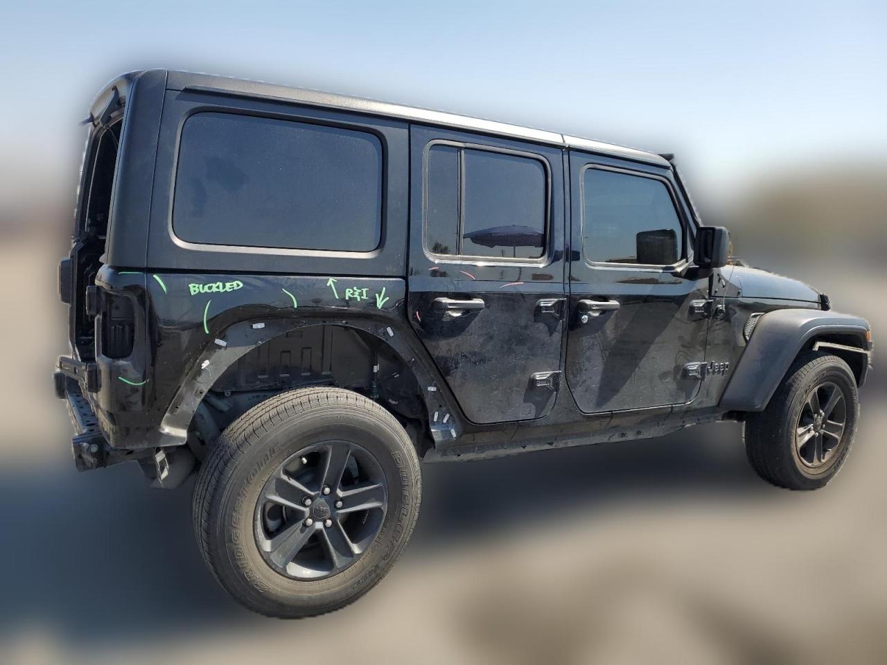 2022 JEEP WRANGLER UNLIMITED SPORT VIN:1C4HJXDM8NW246238