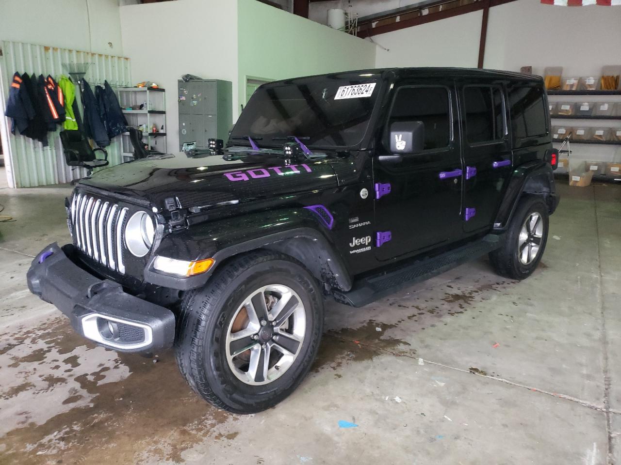 2022 JEEP WRANGLER UNLIMITED SAHARA VIN:1C4HJXEG4NW237951