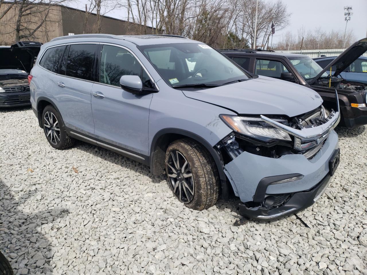 2022 HONDA PILOT ELITE VIN:5FNYF6H02NB054434