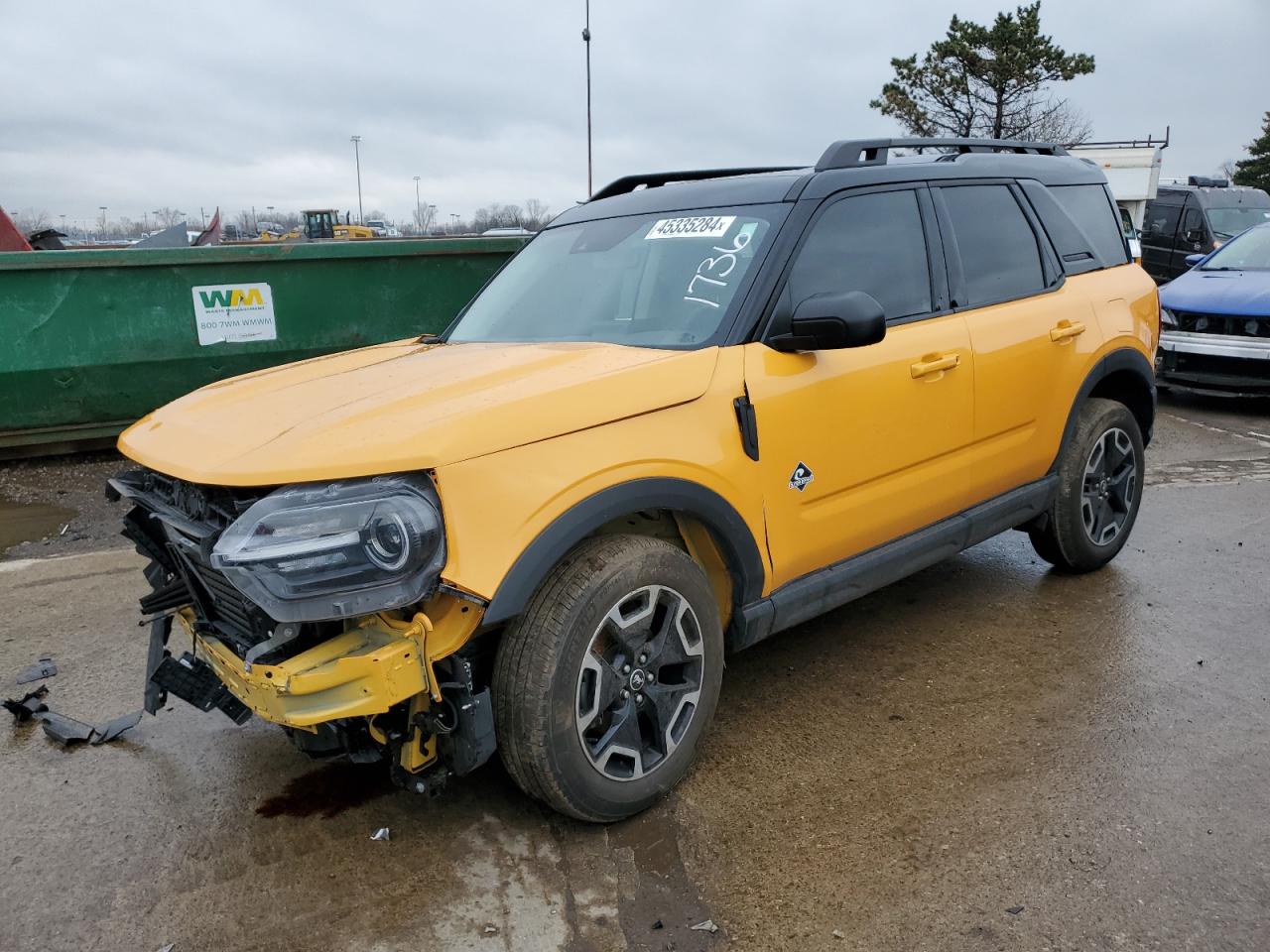 2022 FORD BRONCO SPORT OUTER BANKS VIN:3FMCR9C68NRD81736