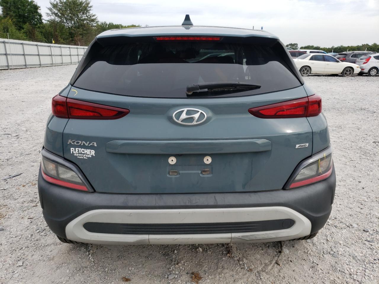 2022 HYUNDAI KONA SEL VIN:KM8K6CAB2NU770155