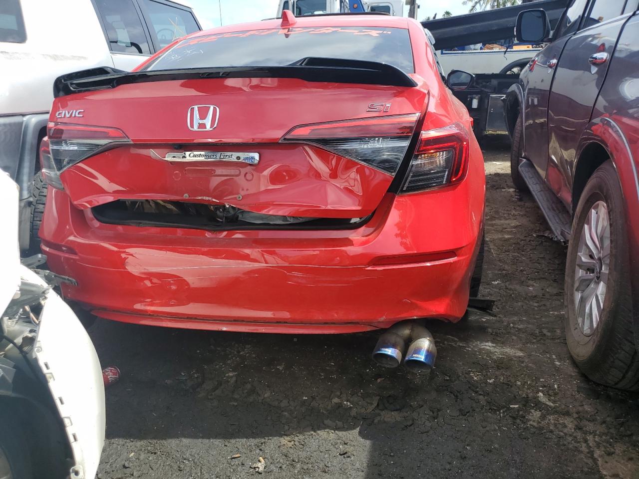 2022 HONDA CIVIC SI VIN:2HGFE1E57NH471282