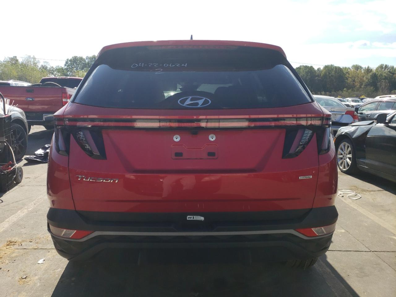 2022 HYUNDAI TUCSON SEL VIN:5NMJFCAE6NH104059
