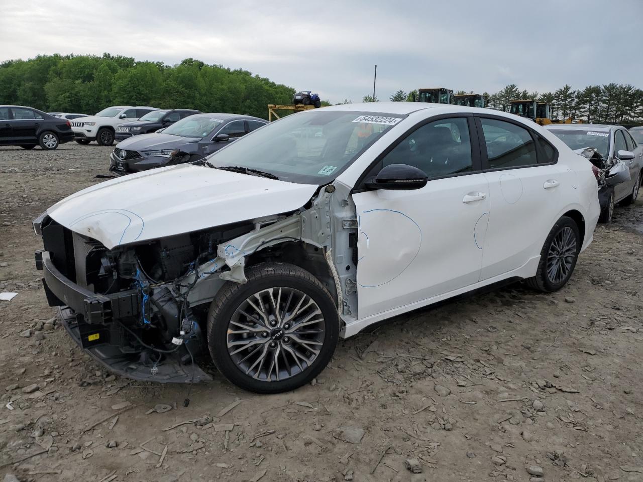 2022 KIA FORTE GT LINE VIN:3KPF54AD9NE498105