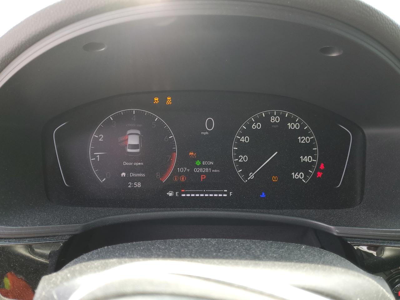 2022 HONDA CIVIC SPORT VIN:2HGFE2F55NH596799