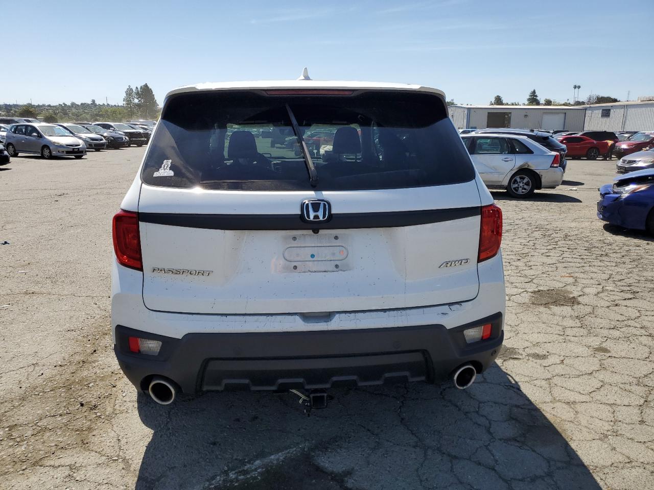 2022 HONDA PASSPORT EXL VIN:5FNYF8H52NB005628