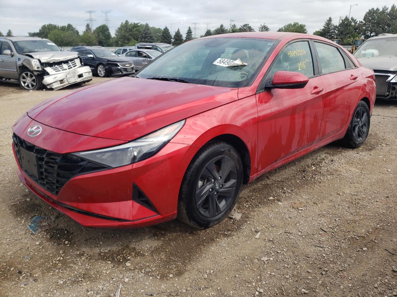 2022 HYUNDAI ELANTRA SEL VIN:5NPLM4AG4NH085729