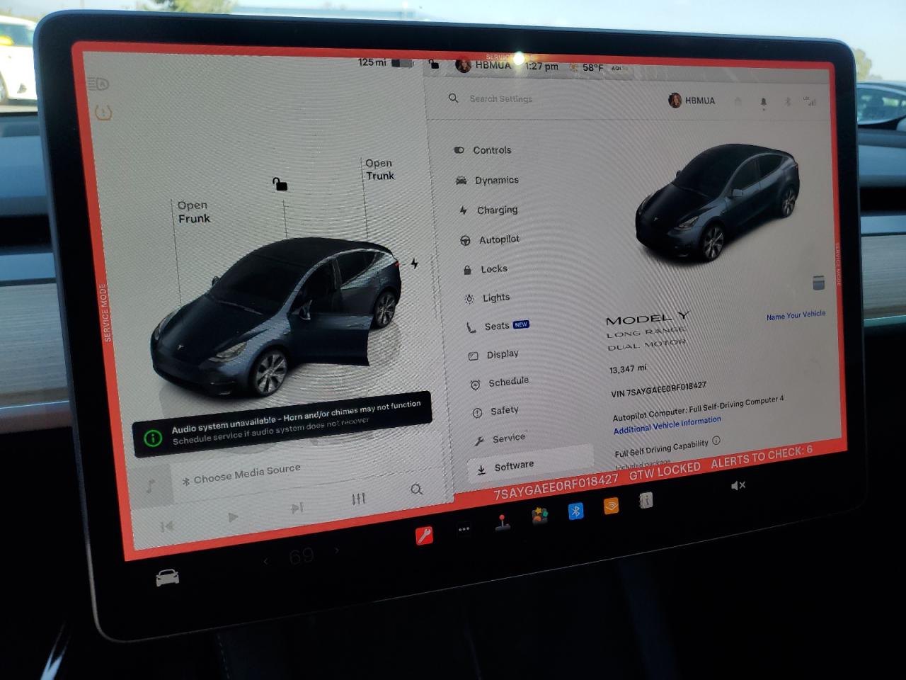 2024 TESLA MODEL Y  VIN:7SAYGAEE0RF018427