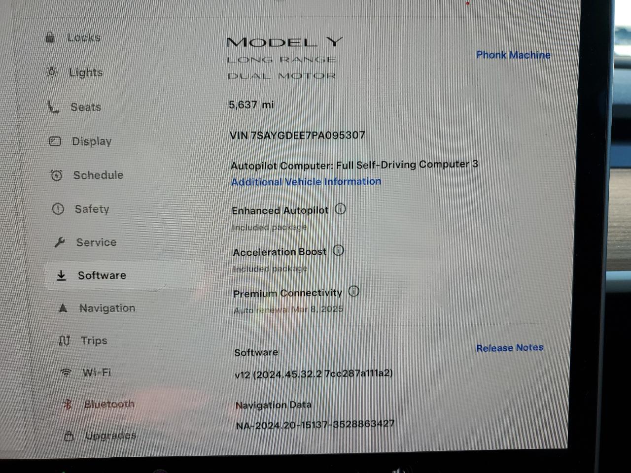 2023 TESLA MODEL Y  VIN:7SAYGDEE7PA095307
