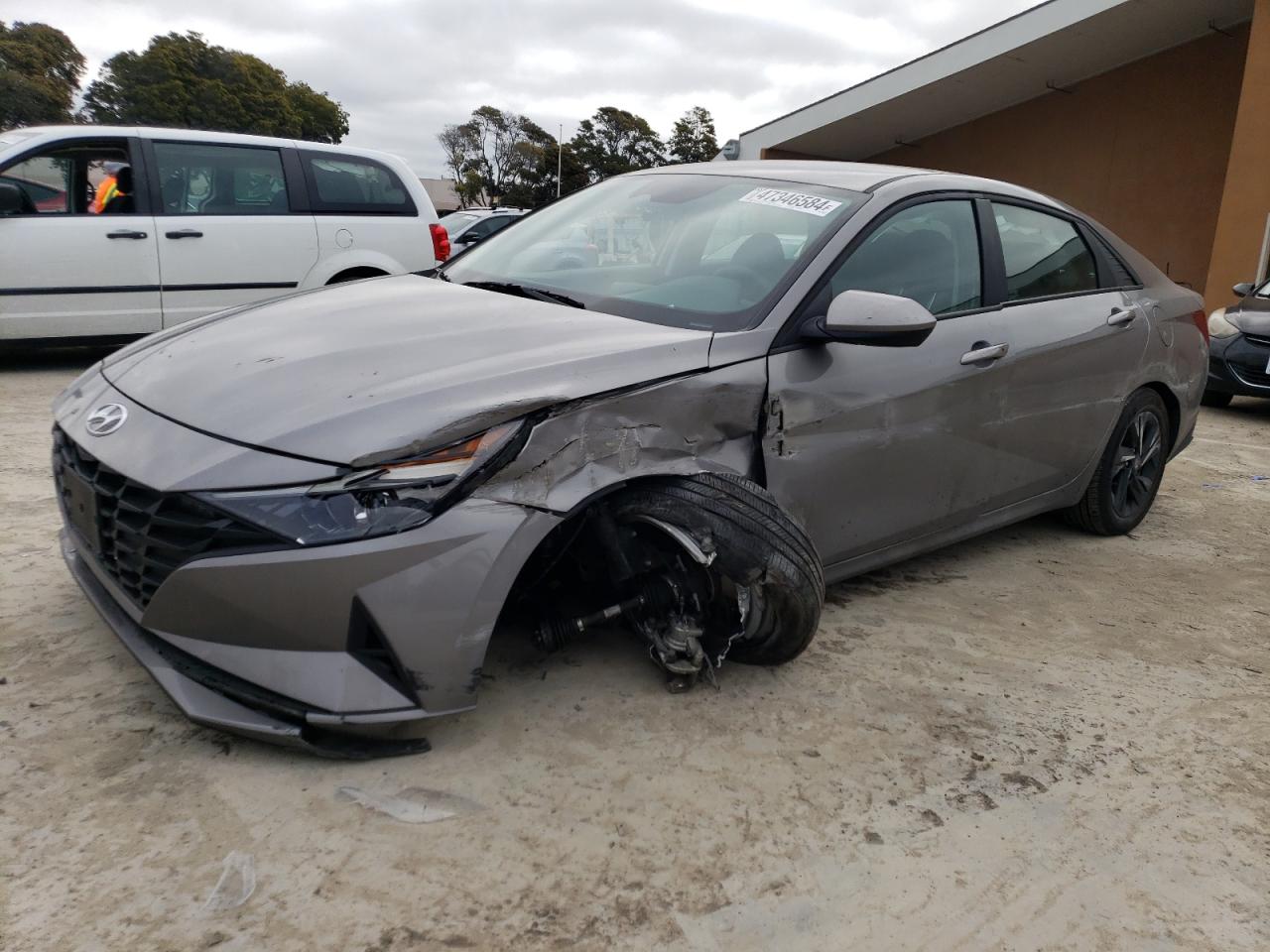 2022 HYUNDAI ELANTRA BLUE VIN:KMHLM4AJ5NU030073