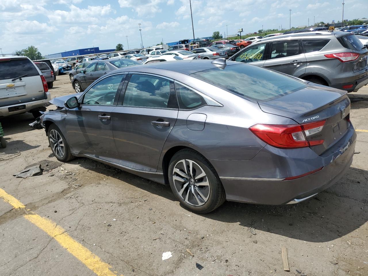 2022 HONDA ACCORD HYBRID EXL VIN:1HGCV3F51NA020084