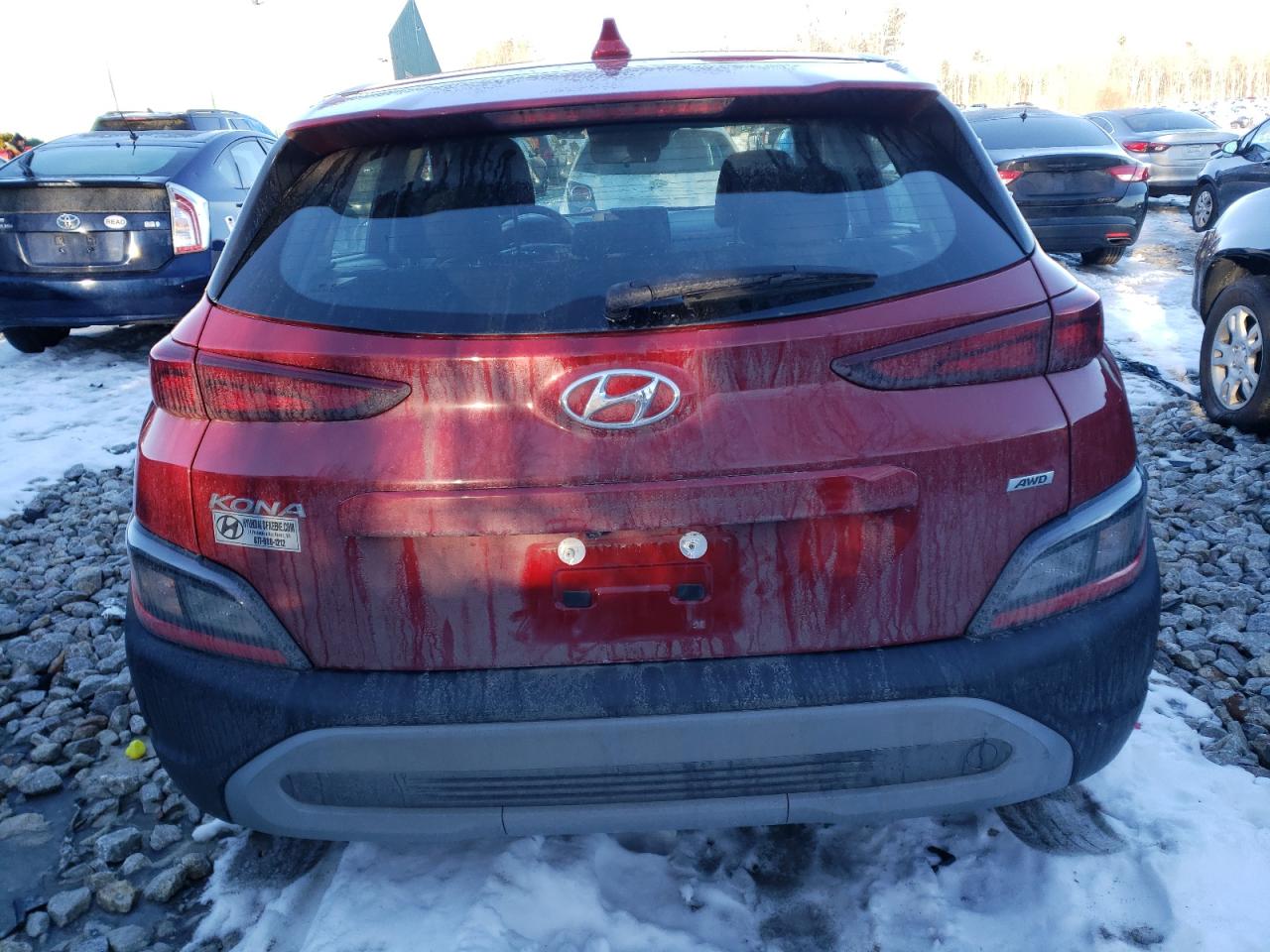 2022 HYUNDAI KONA SEL VIN:KM8K2CAB2NU820533