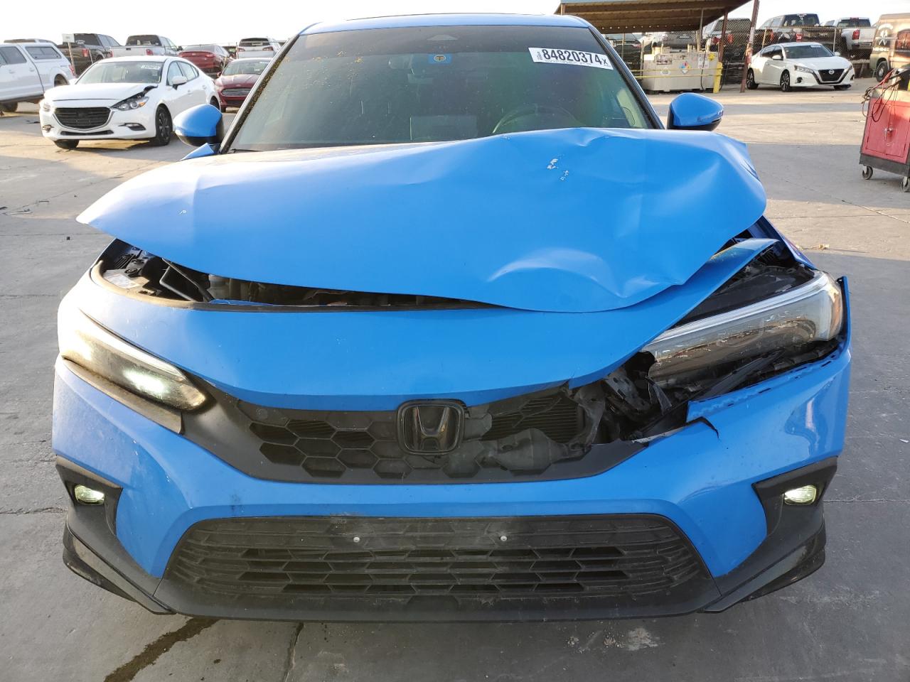 2022 HONDA CIVIC SPORT TOURING VIN:19XFL1H87NE018737