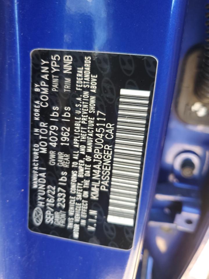 2023 HYUNDAI ELANTRA LIMITED VIN:KMHLN4AJ8PU045117