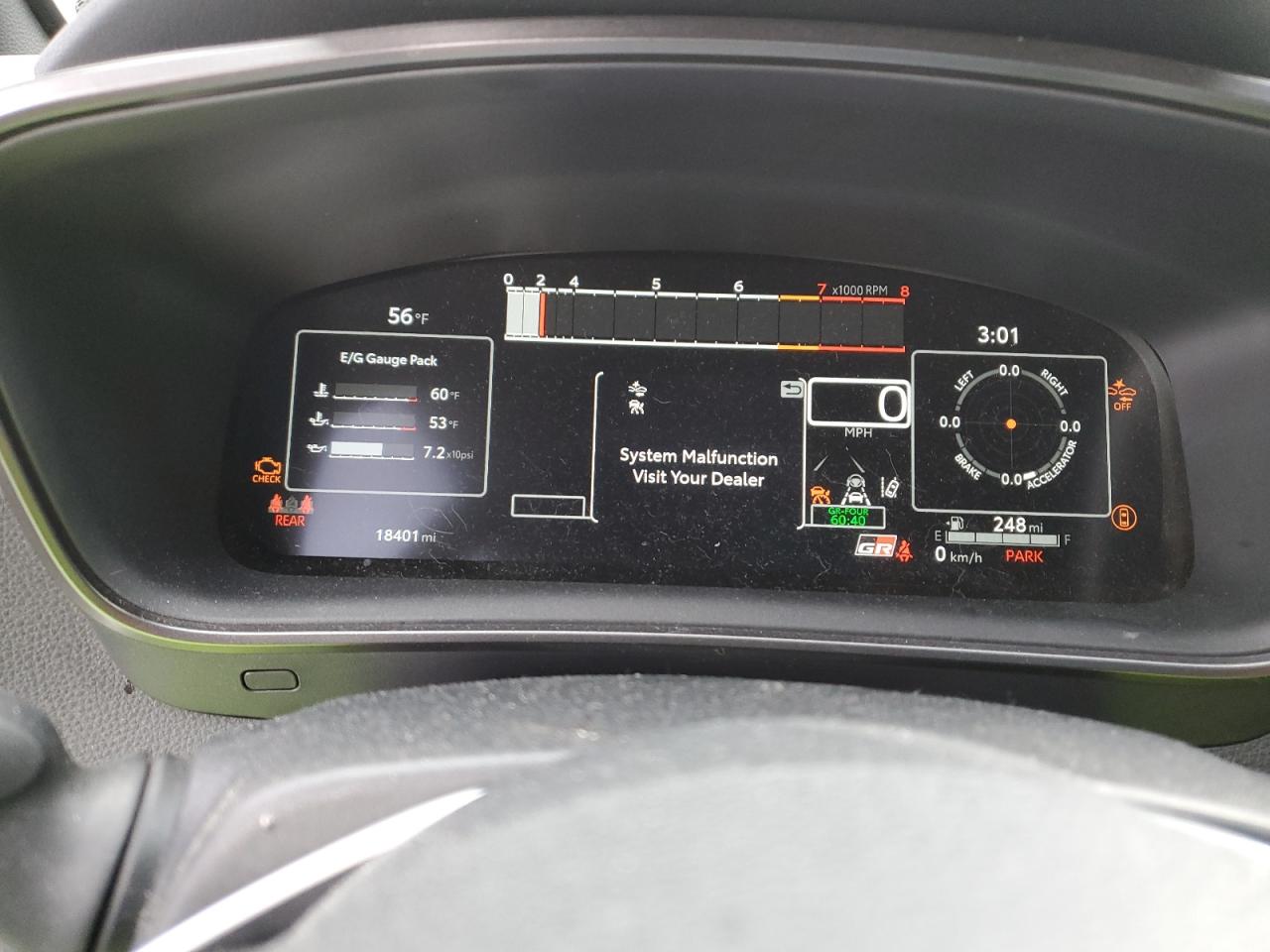 2023 TOYOTA GR COROLLA CORE VIN:JTNABAAE2PA002203