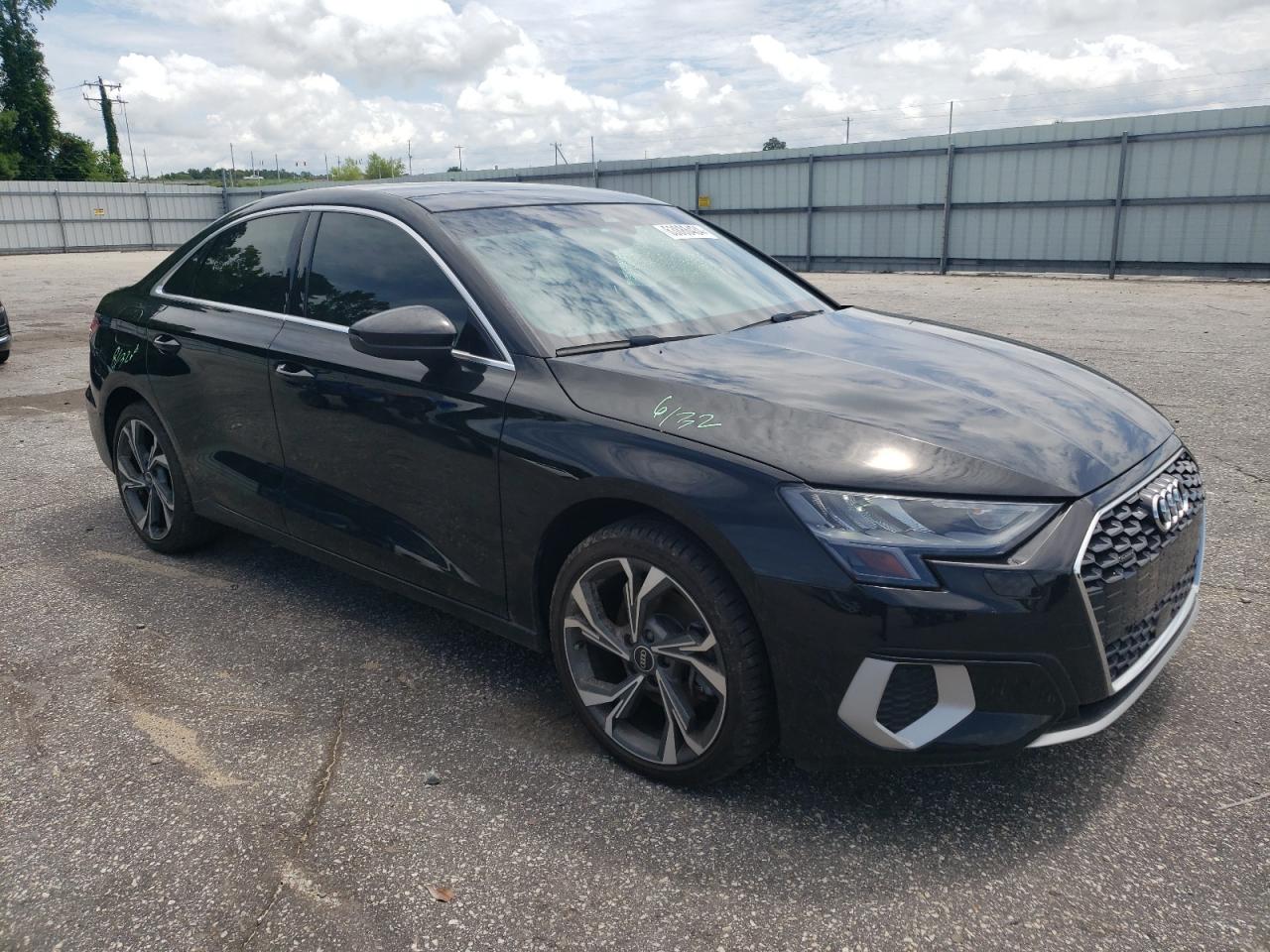 2022 AUDI A3 PREMIUM VIN:WAUGUDGY4NA023074