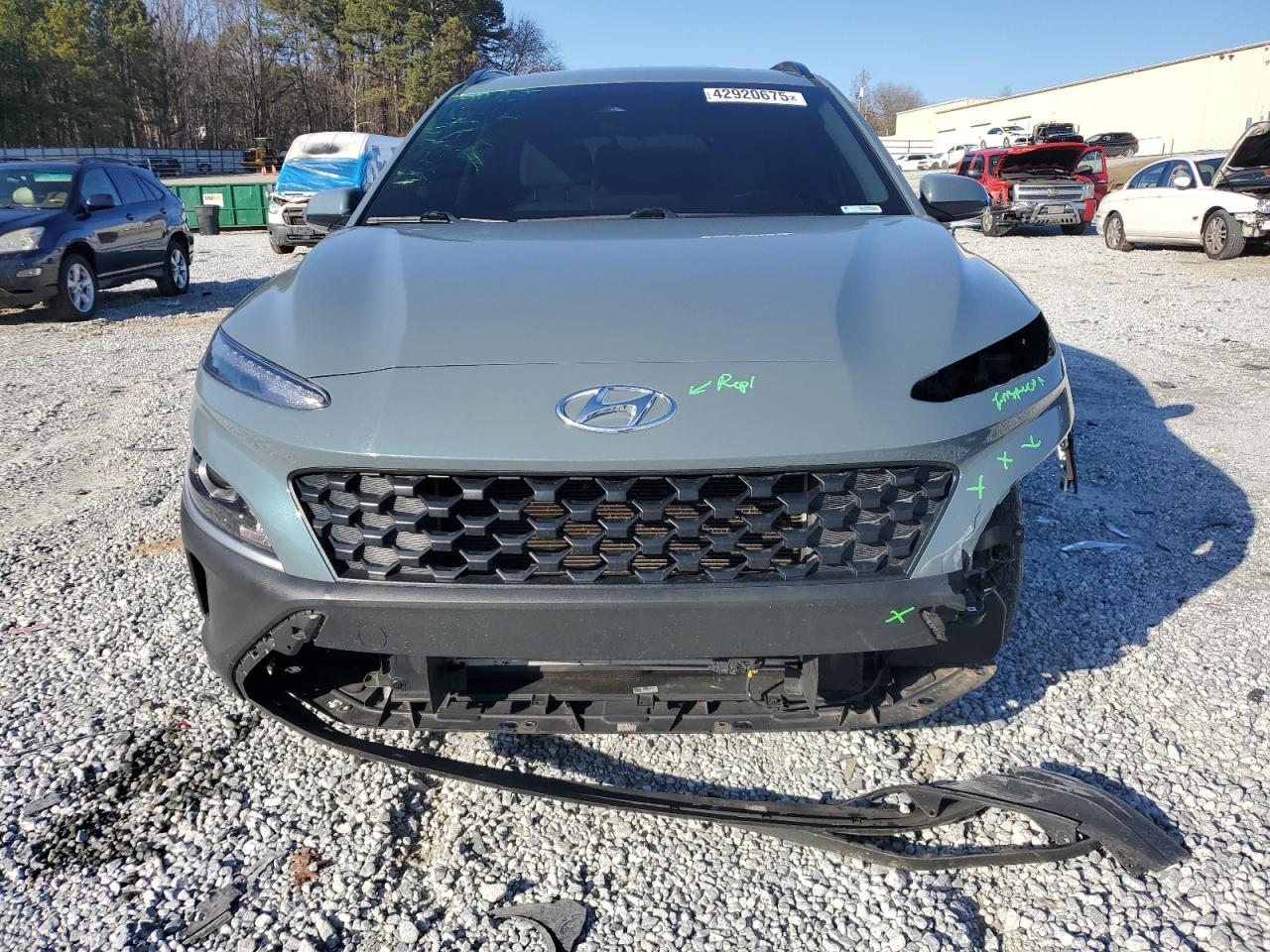 2022 HYUNDAI KONA SEL VIN:KM8K32AB0NU856163