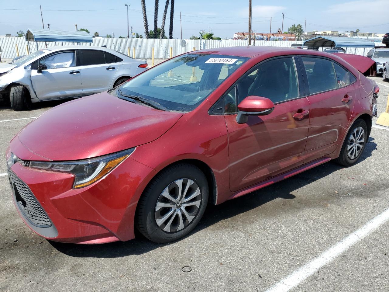 2022 TOYOTA COROLLA LE VIN:JTDEAMDE1NJ056059