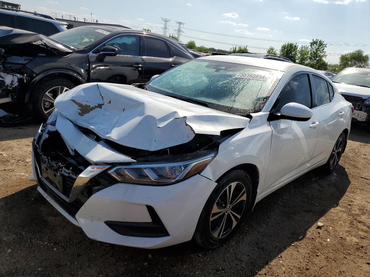 2022 NISSAN SENTRA SV VIN:3N1AB8CV3NY292697