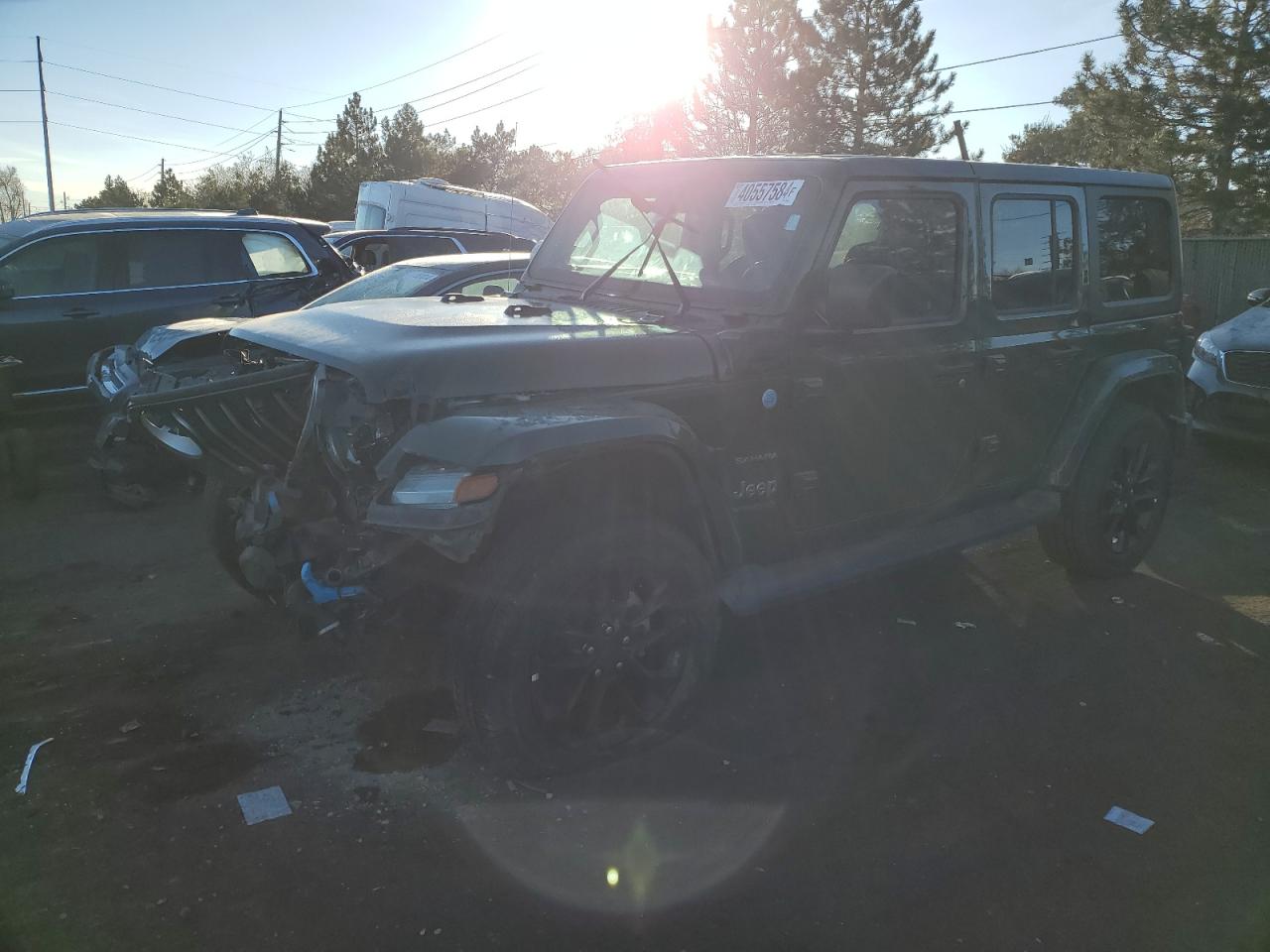 2022 JEEP WRANGLER UNLIMITED SAHARA 4XE VIN:1C4JJXP61NW123492