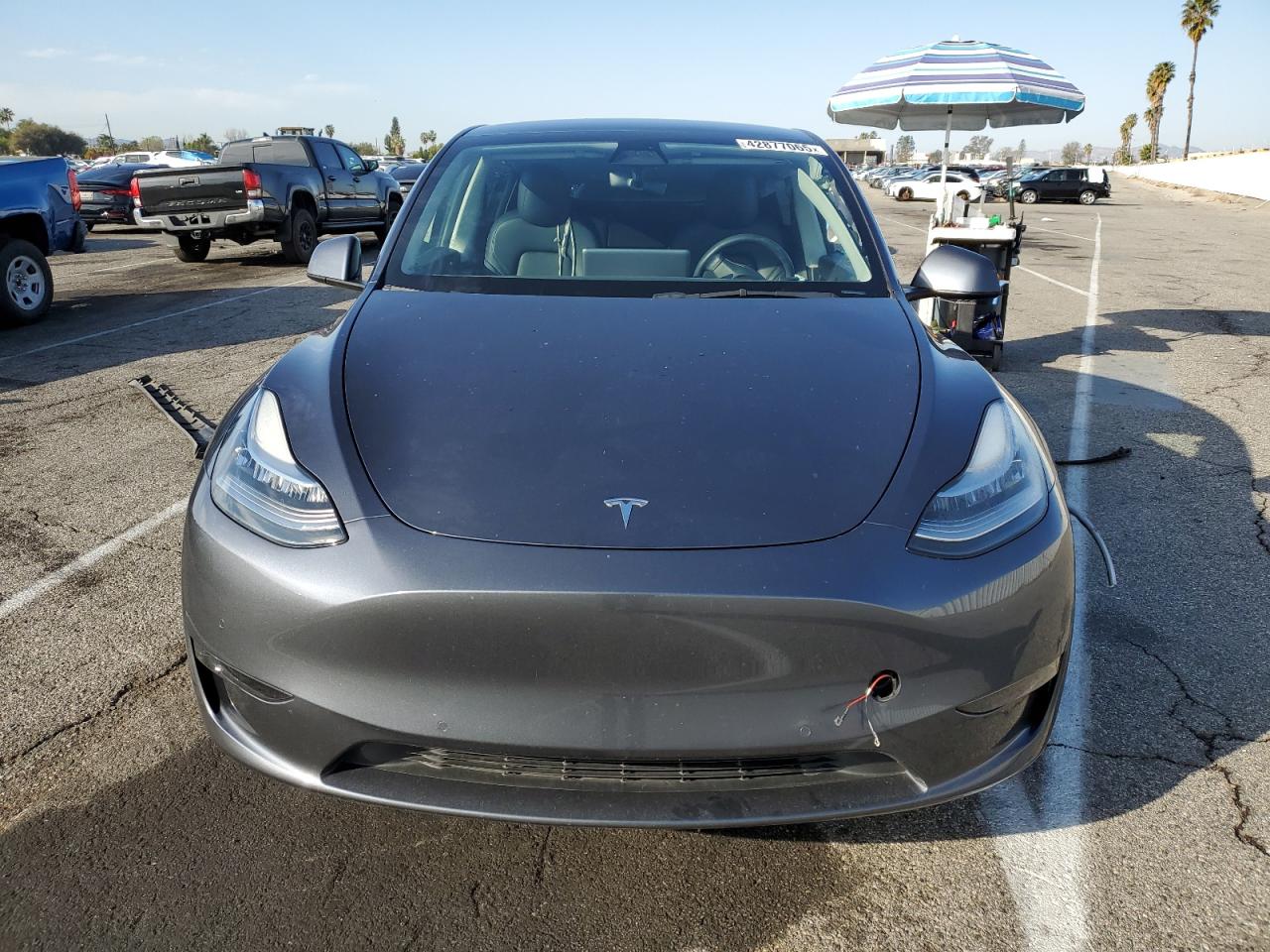 2022 TESLA MODEL Y  VIN:7SAYGDEE3NF463188