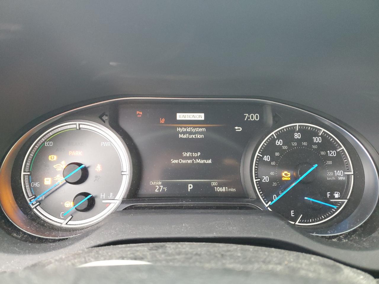 2022 TOYOTA VENZA LE VIN:JTEAAAAH7NJ100640