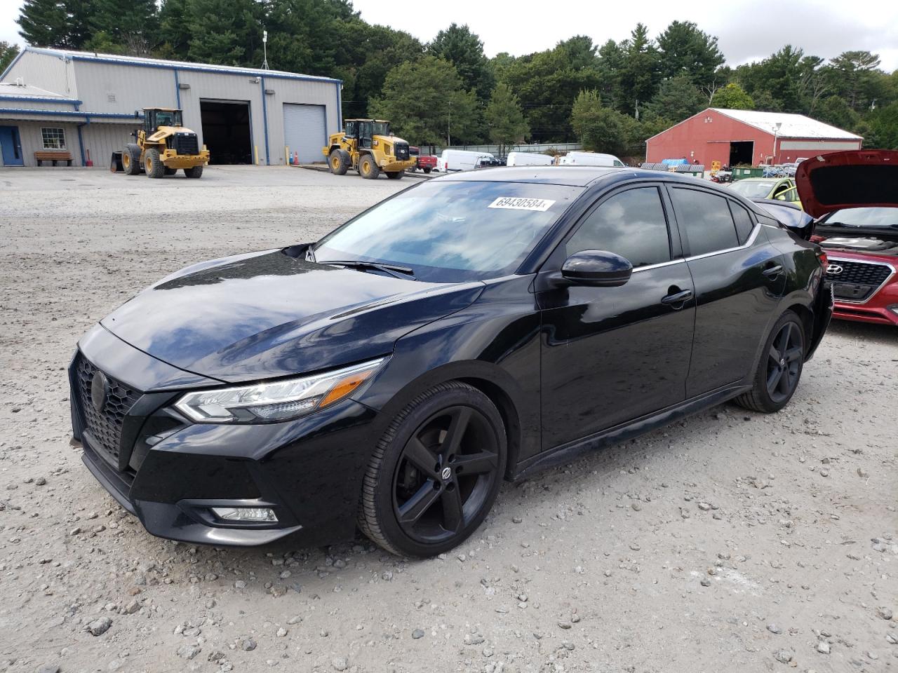 2022 NISSAN SENTRA SR VIN:3N1AB8DV7NY217824