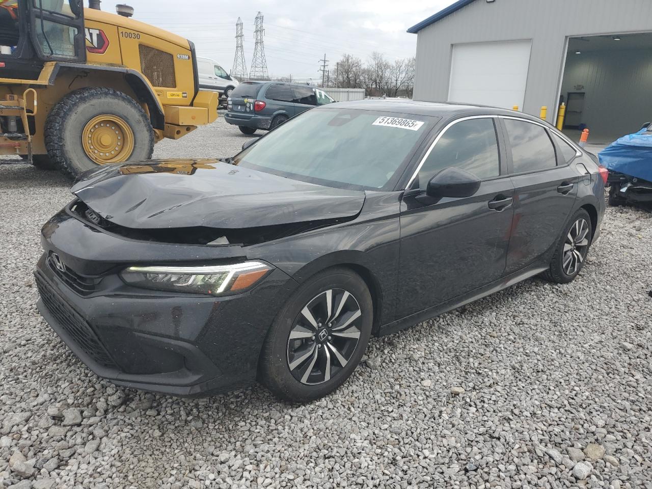 2022 HONDA CIVIC EX VIN:JHMFE1F73NX005423