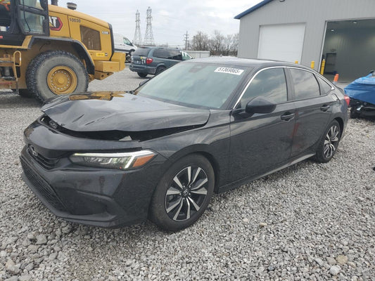 2022 HONDA CIVIC EX VIN:JHMFE1F73NX005423