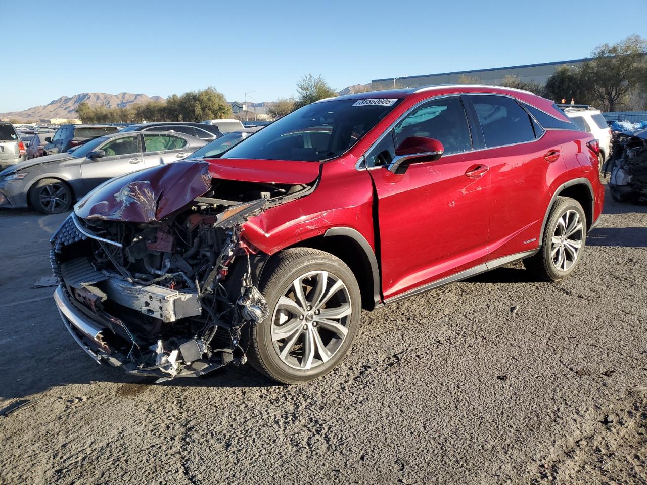 2022 LEXUS RX 450H VIN:2T2HGMDA2NC083593