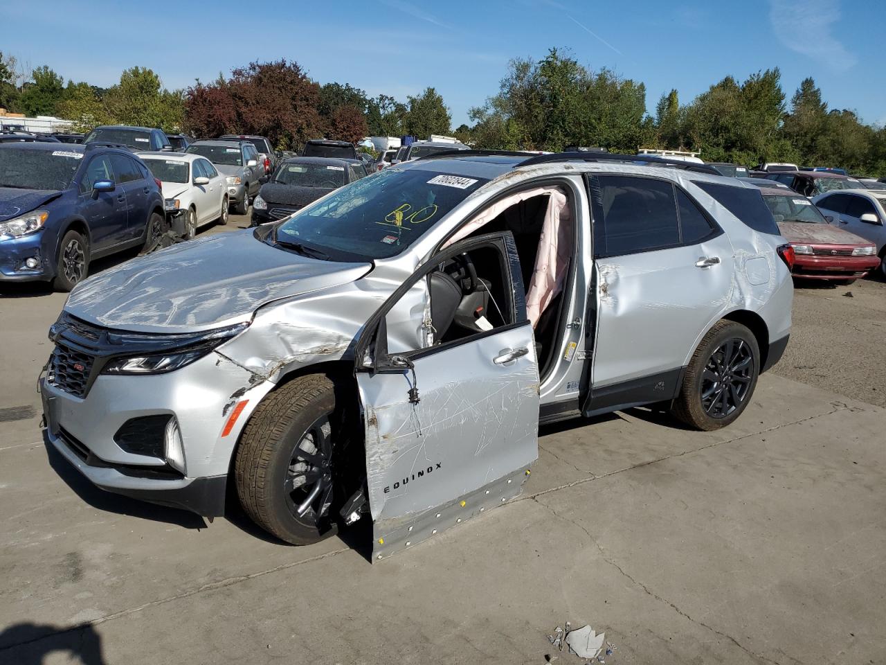 2022 CHEVROLET EQUINOX RS VIN:3GNAXWEV7NS103768