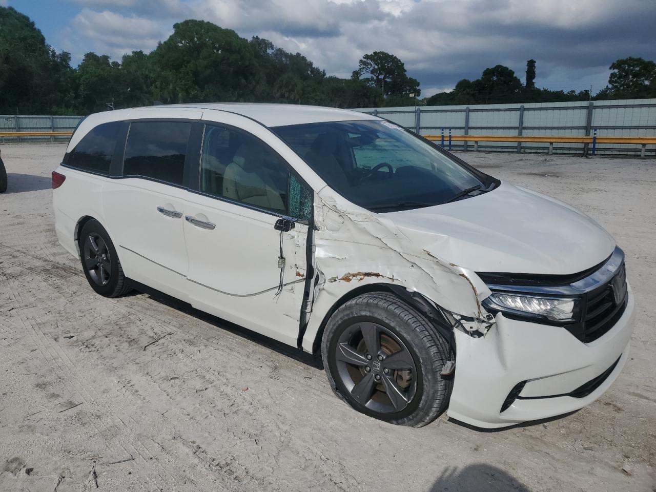 2022 HONDA ODYSSEY EX VIN:5FNRL6H53NB003176