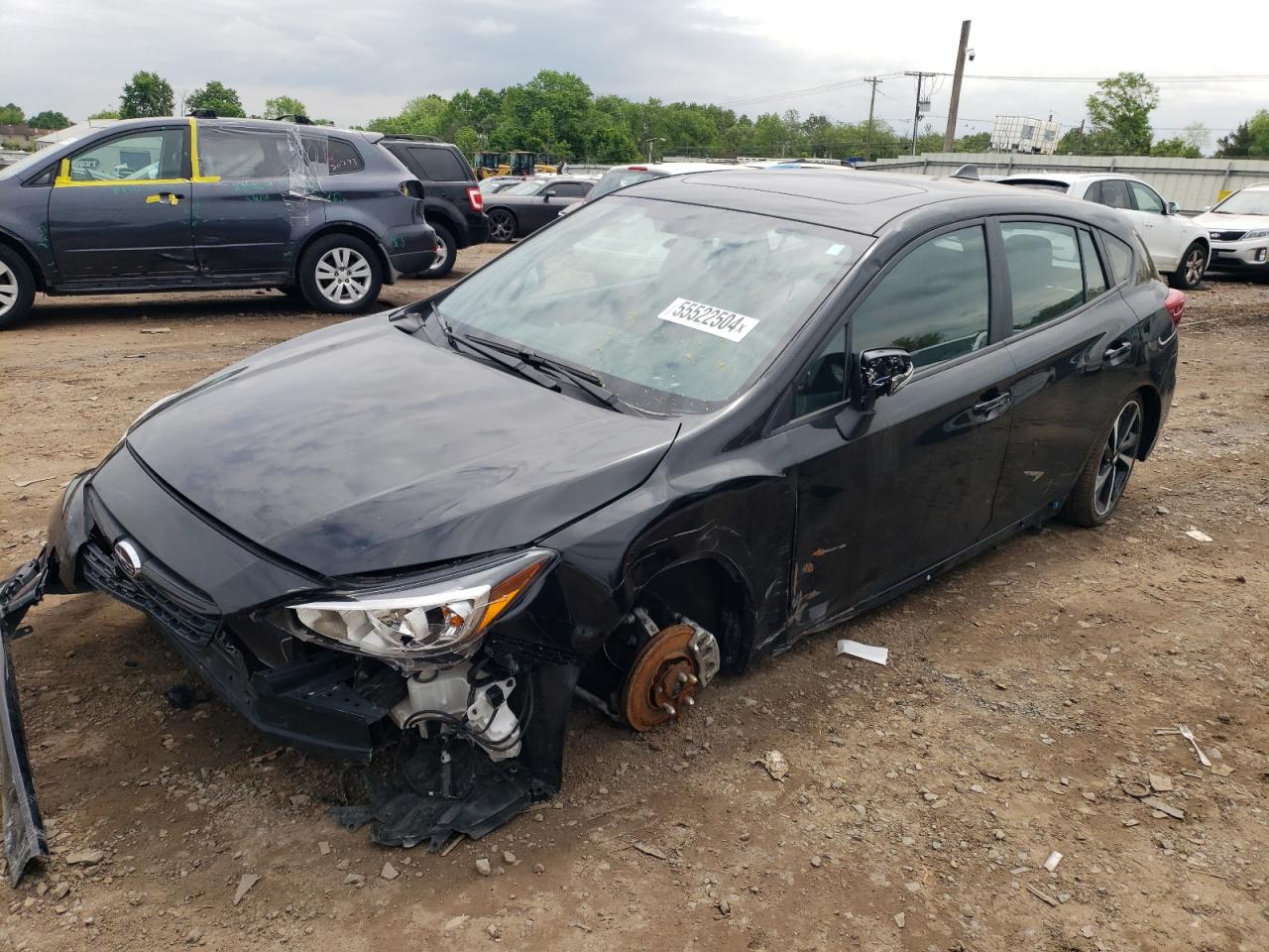 2023 SUBARU IMPREZA SPORT VIN:4S3GTAM6XP3711630