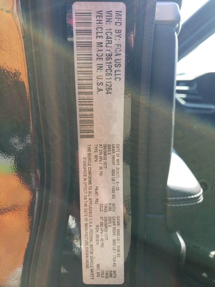 2023 JEEP GRAND CHEROKEE LIMITED 4XE VIN:1C4RJYB61PC611264