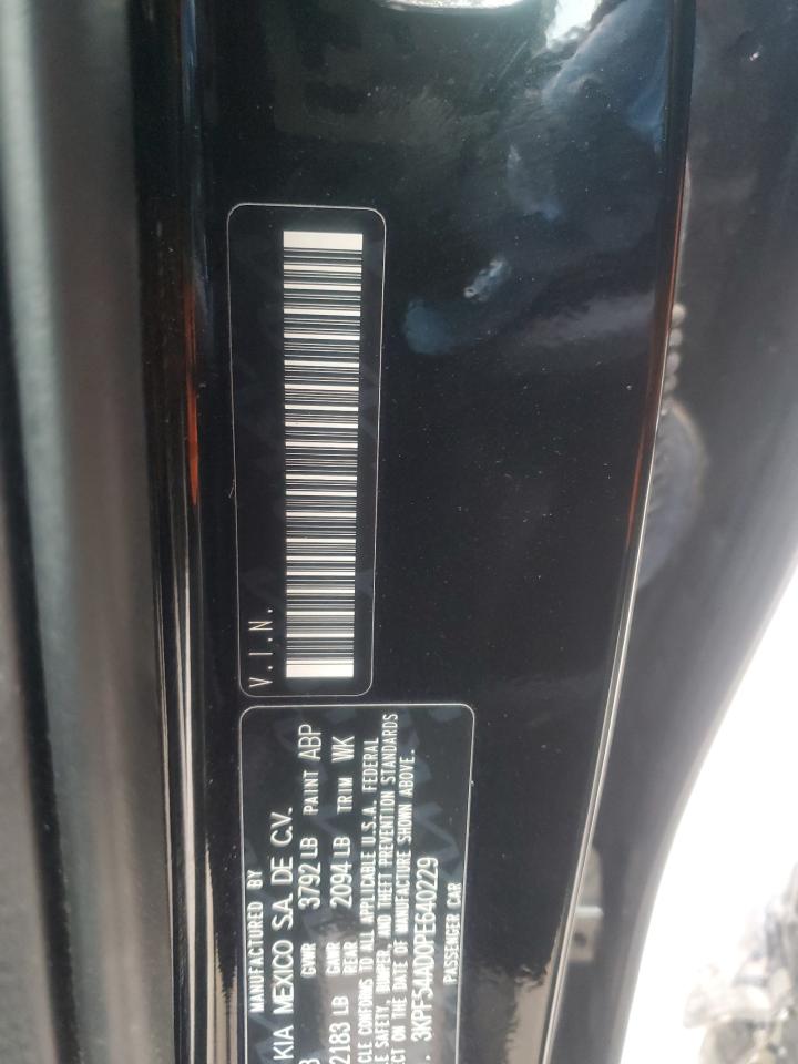 2023 KIA FORTE GT LINE VIN:3KPF54AD0PE640229
