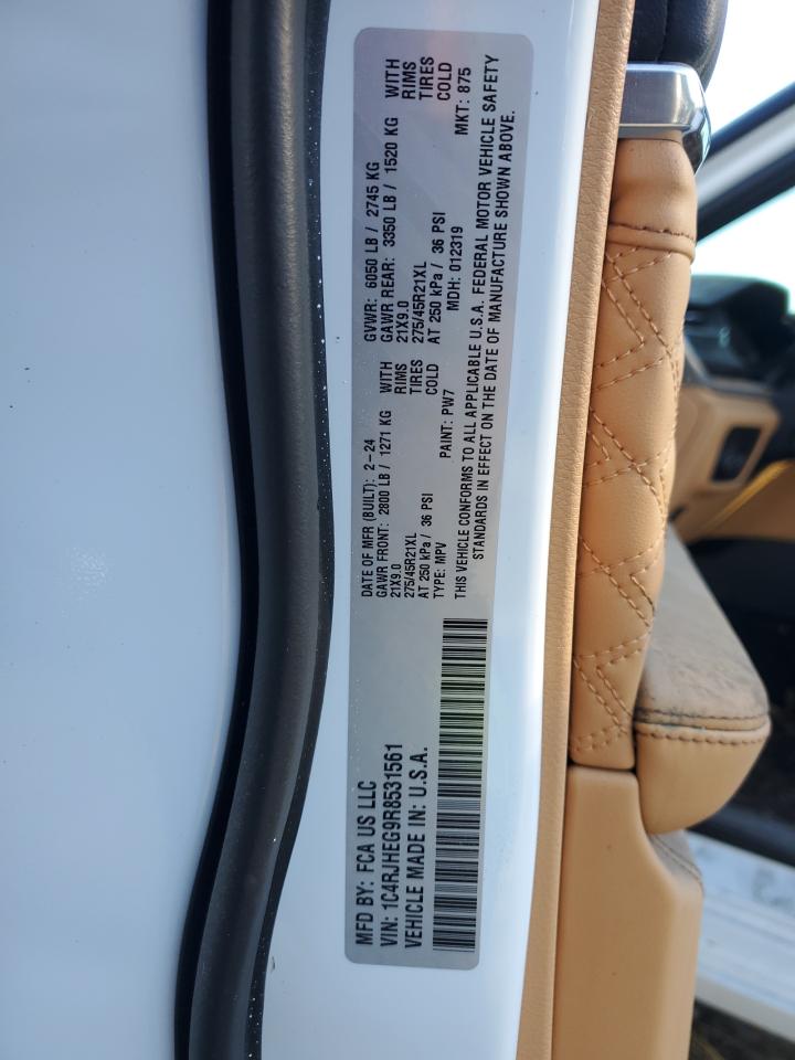 2024 JEEP GRAND CHEROKEE SUMMIT VIN:1C4RJHEG9R8531561