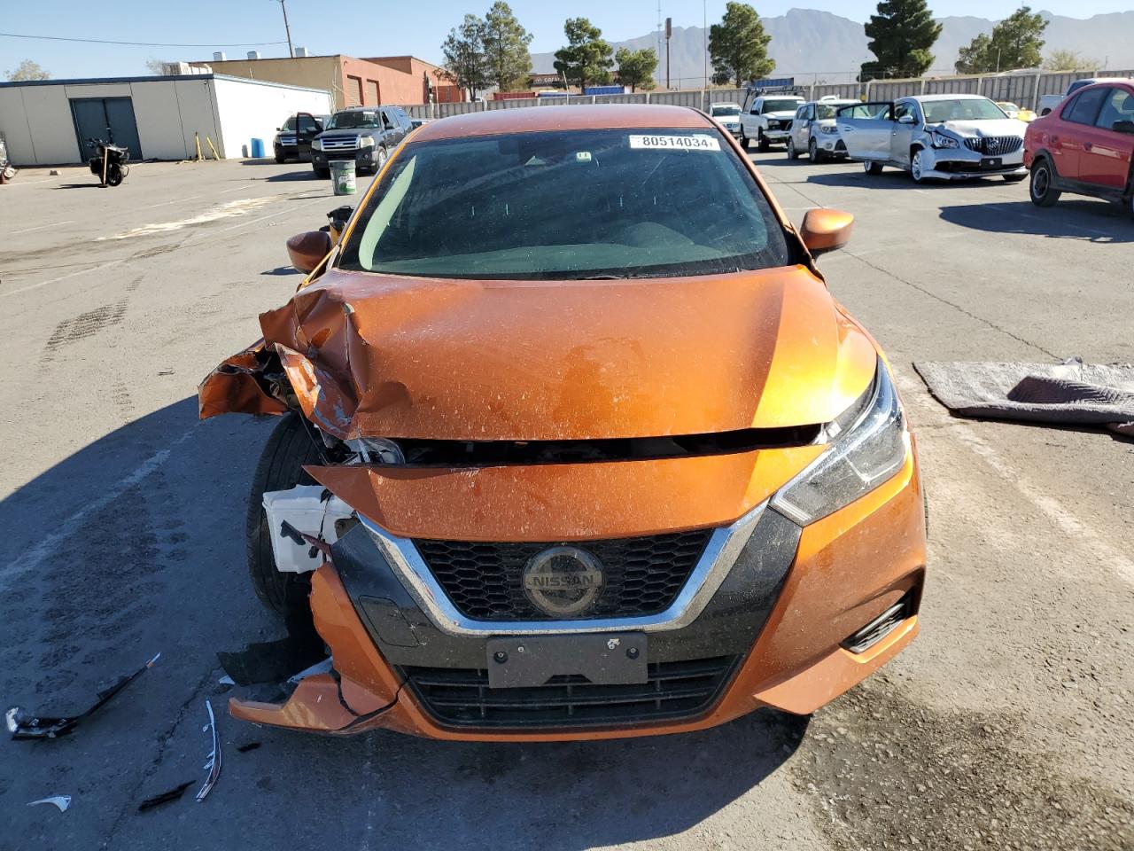 2022 NISSAN VERSA SV VIN:3N1CN8EV0NL864657